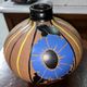 Mael: round ceramic vase from the Art Nouveau period with painted decoration.