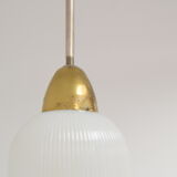 Mid-century Glass Pendant,1970's.