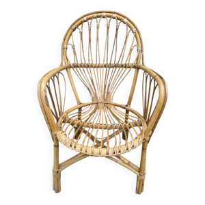 fauteuil en rotin des