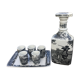 Liquor service porcelain de Villeroy - Boch, Artemis model, "The Hunt" theme (7 pieces)