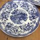 Set of 2 landscape and blue flower plates Promogros