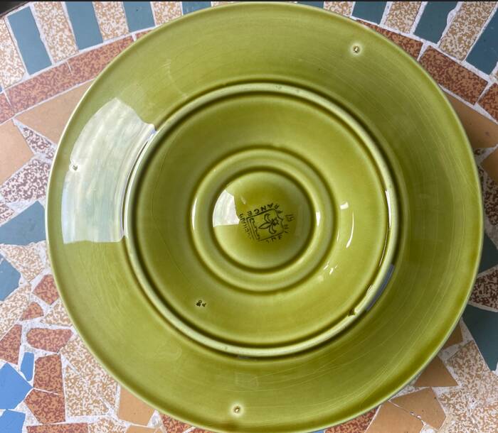 oyster plates from the 70s