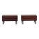Vintage rosewood nightstands, Denmark, 1970s set of 2