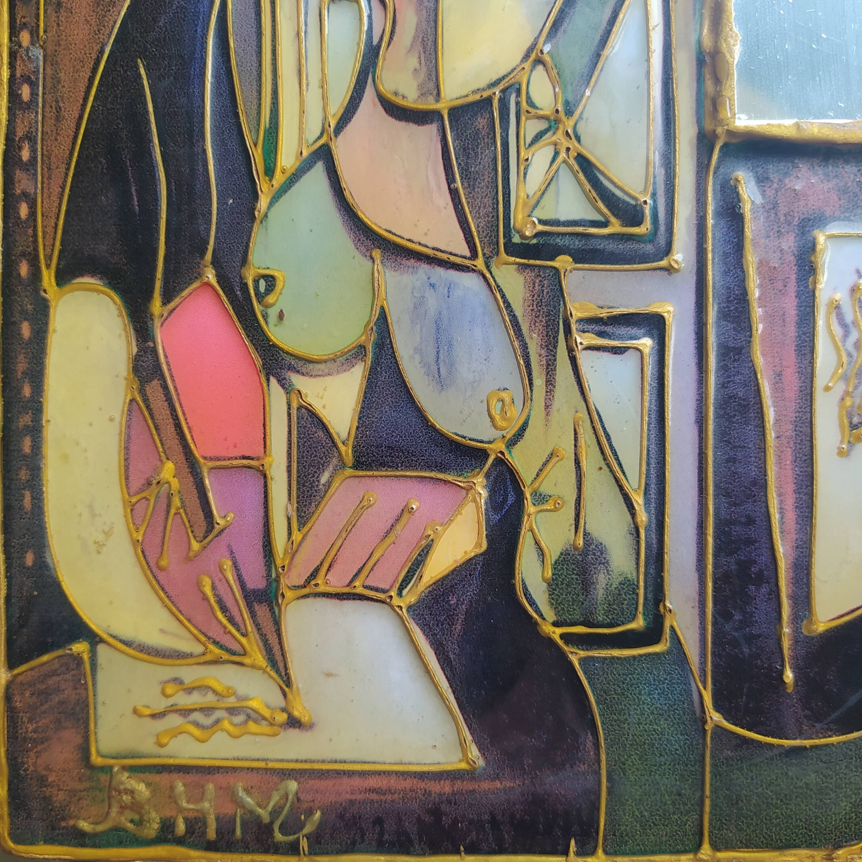 Mirror model François Lembo edition Bernard H Martin BHM Vallauris