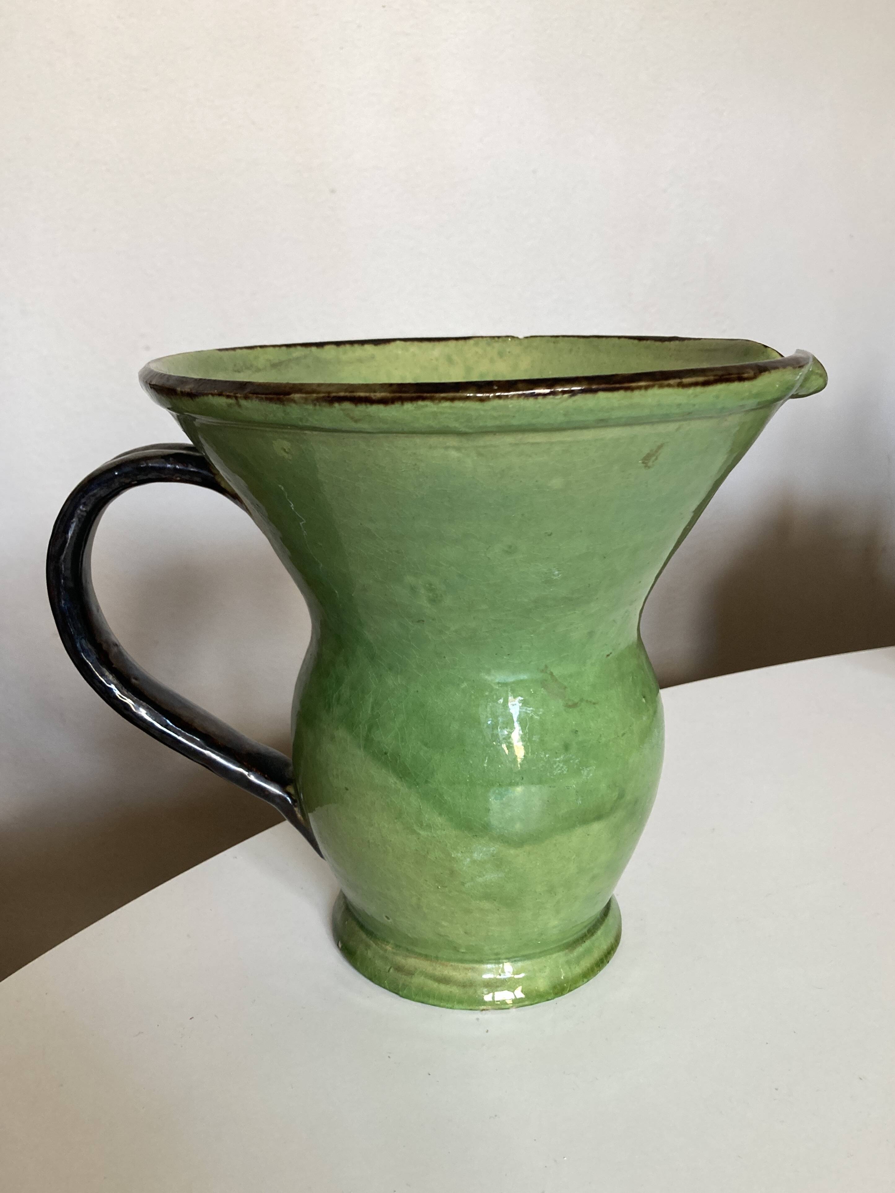 XL vase in glazed earthenware by Etienne Noel, Dieulefit 1950