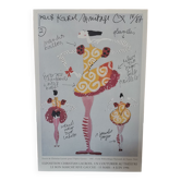 Rare poster exhibition Christian Lacroix at Bon Marche 1996