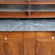 Saint Hubert buffet with shelves, Restoration period, in mahogany, circa 1820