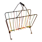 Porte-revues vintage multicolore