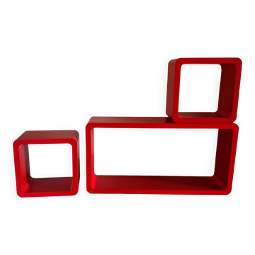 Vintage Shelves • Modular Elements • Lacquered Wood • 1980