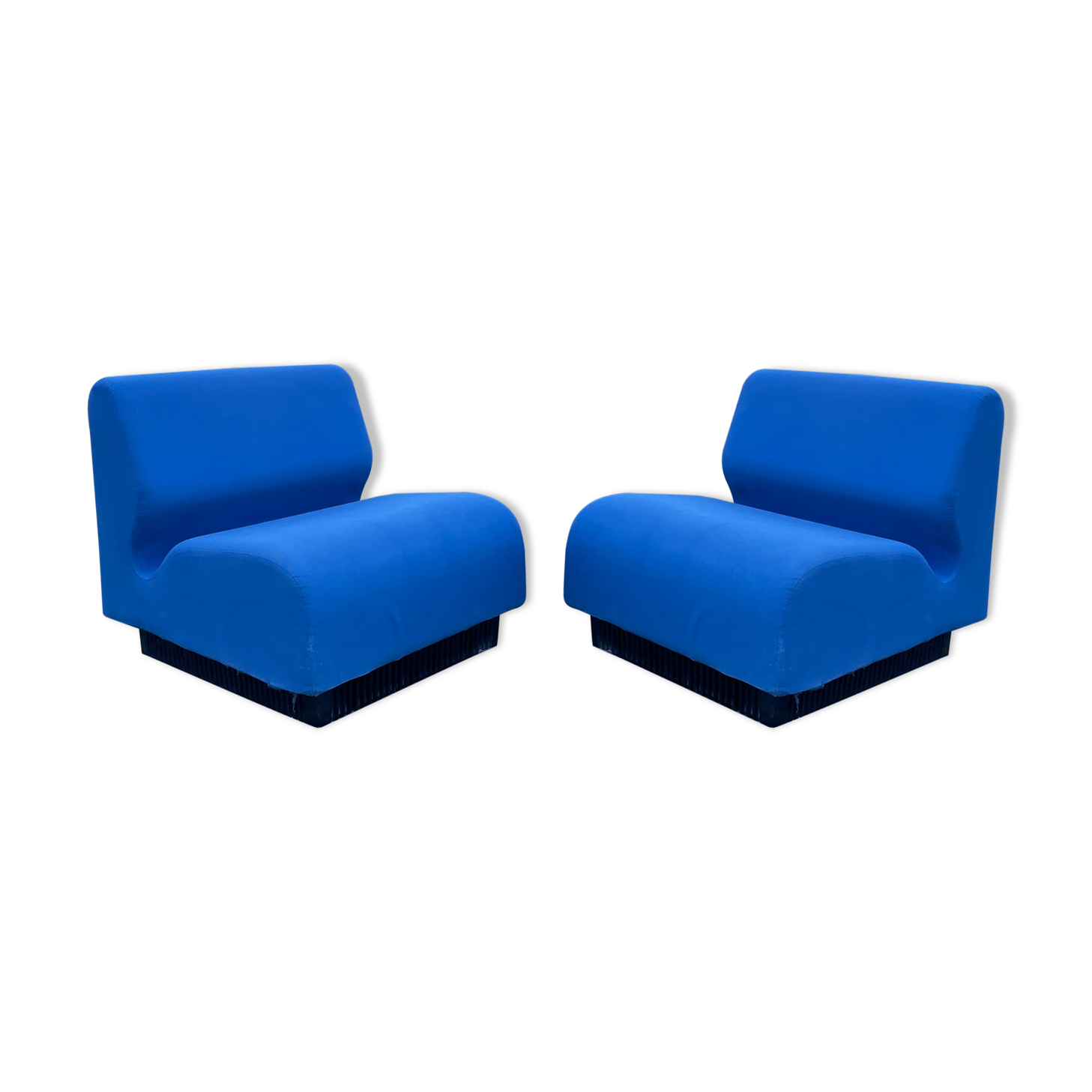 Pair of Don Chadwick heaters by herman Miller 1970 vintage armchair design