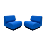 Pair of Don Chadwick heaters by herman Miller 1970 vintage armchair design