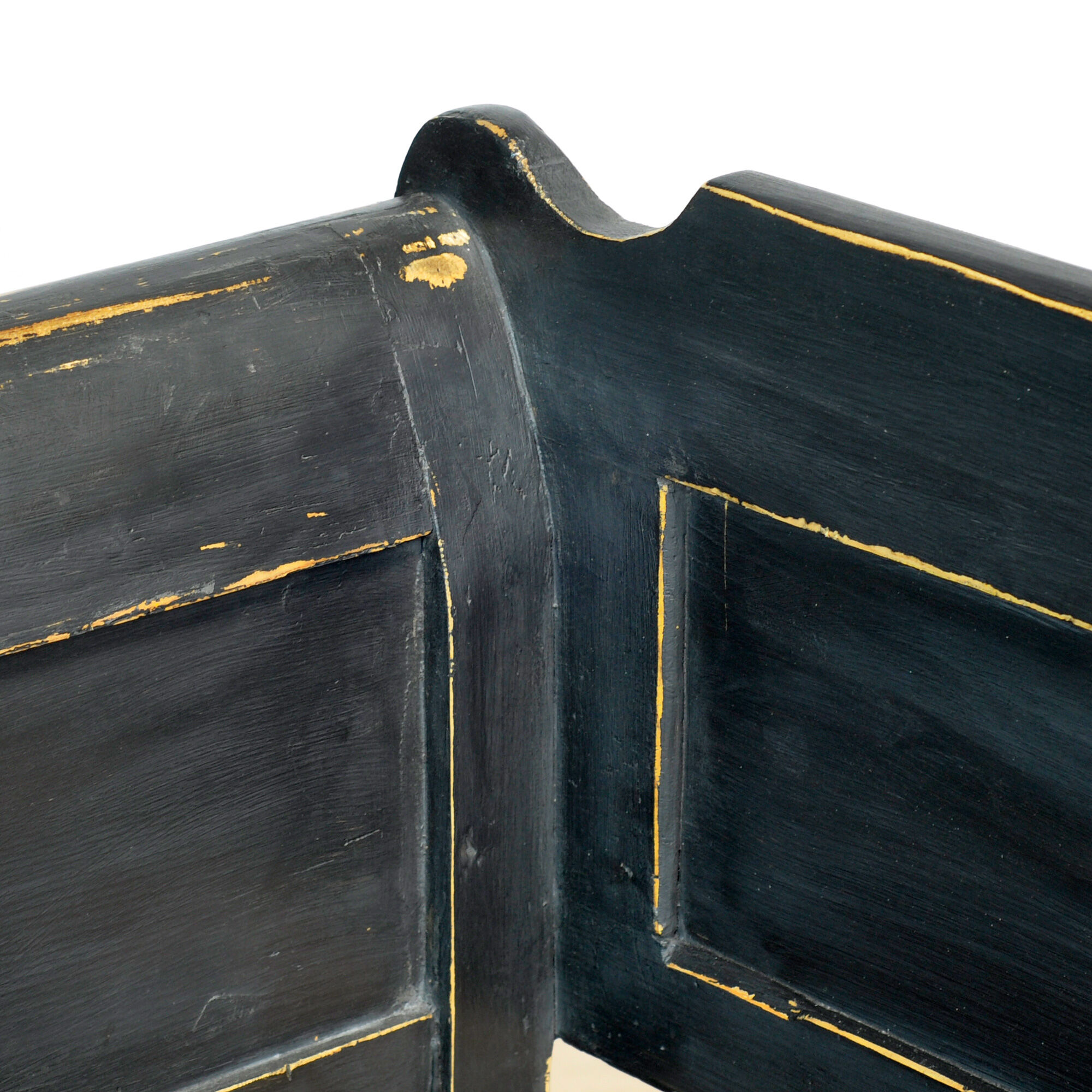 Antique pine drop-top bench, 1900s