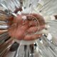 Baccarat crystal star coupe 40cm — perfect condition, authentic mark