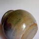 Ball vase in enamel sandstone cracked inside Indigo