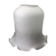 Frosted glass tulip for antique chandelier