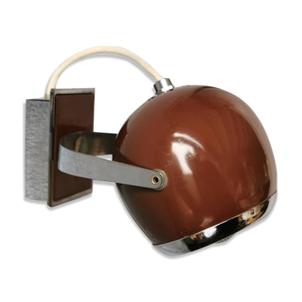 Applique eye ball vintage marron 1970