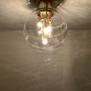 Ice Glass Flush Lamp by Doria