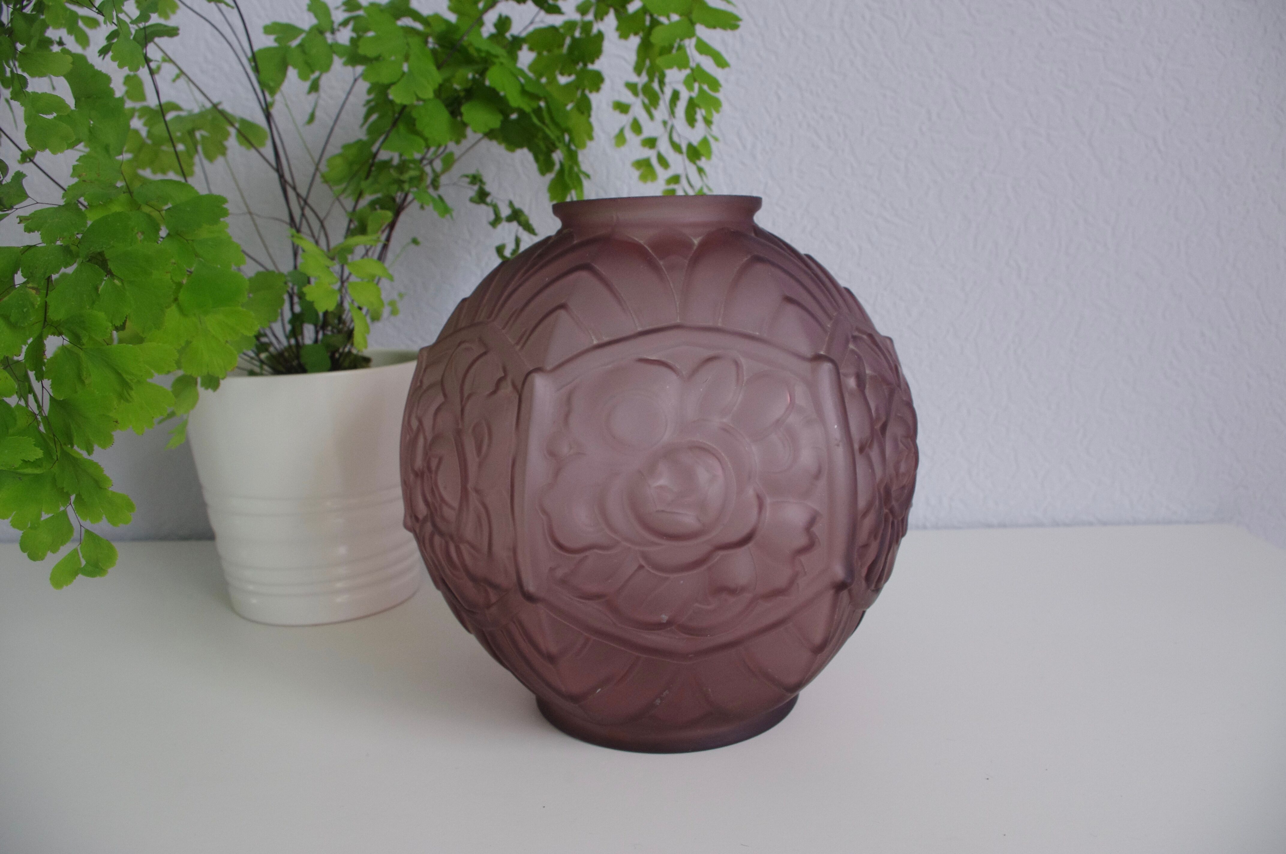 Art Deco ball vase