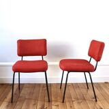 Set of 6 vintage modernist chairs by André Simard, Airborne 1960.