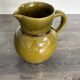 Vintage glazed ceramic pitcher