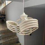Sapce Age pendant lamp in white metal