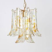Murano glass chandelier designed by Carlo Nason for Mazzega, 1970s.