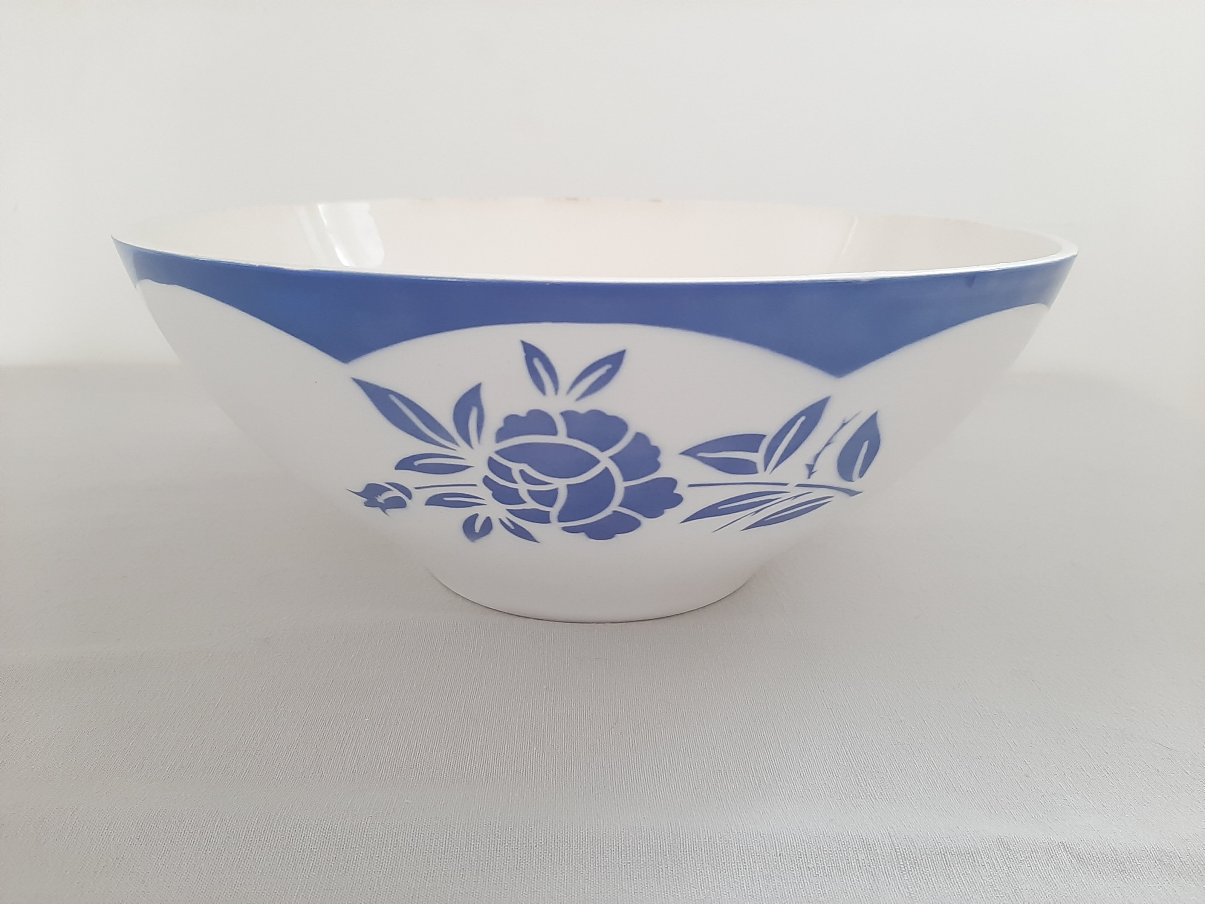 Saladier ancien signé Digoin Sarreguemines France modèle Corsica