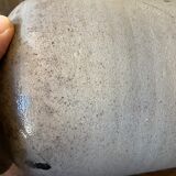 Gray stoneware pot