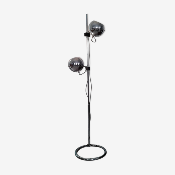 Lampadaire Reggiani "eyeball" chromé