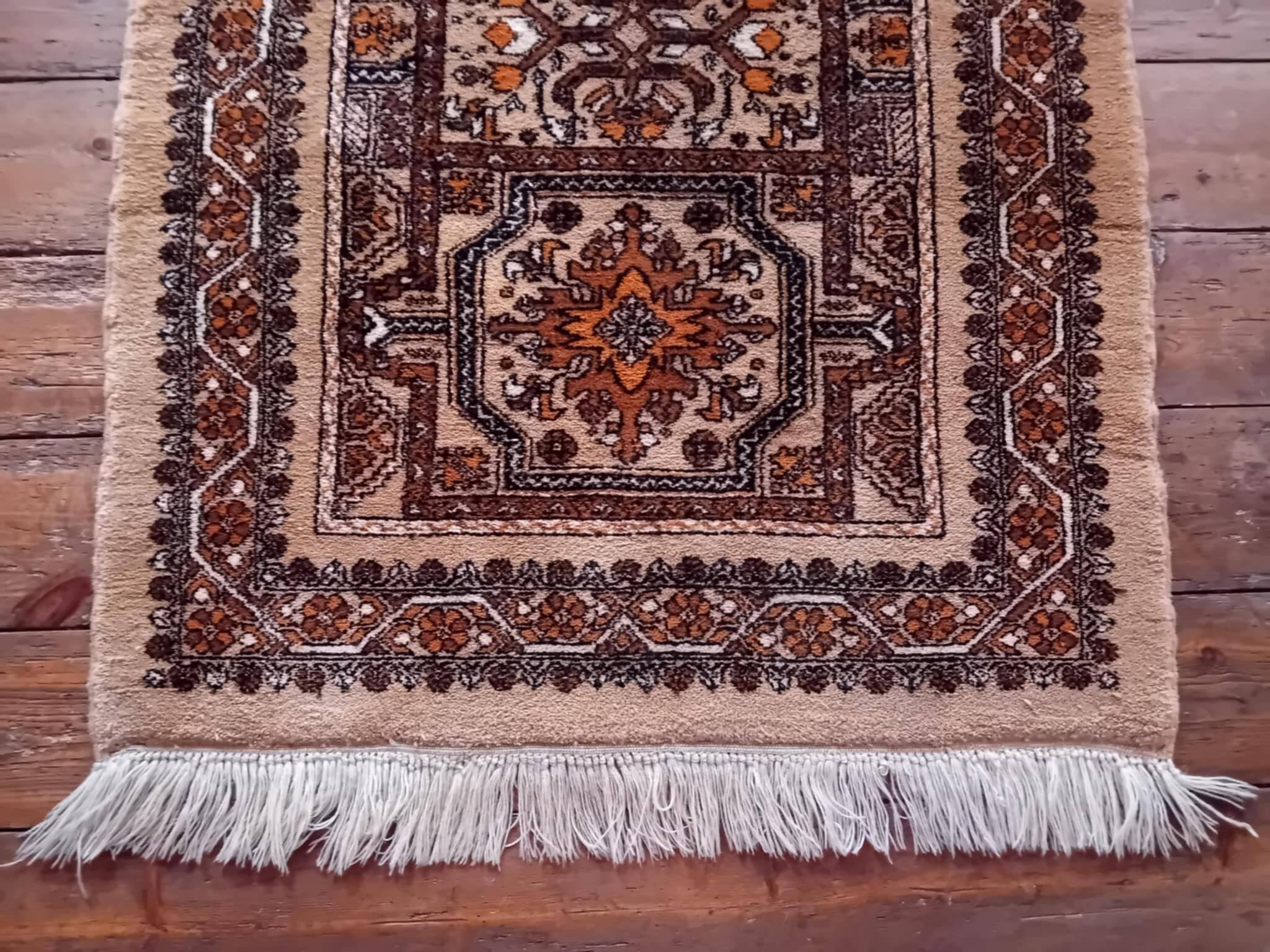 Antique handmade Berber Rabat rug