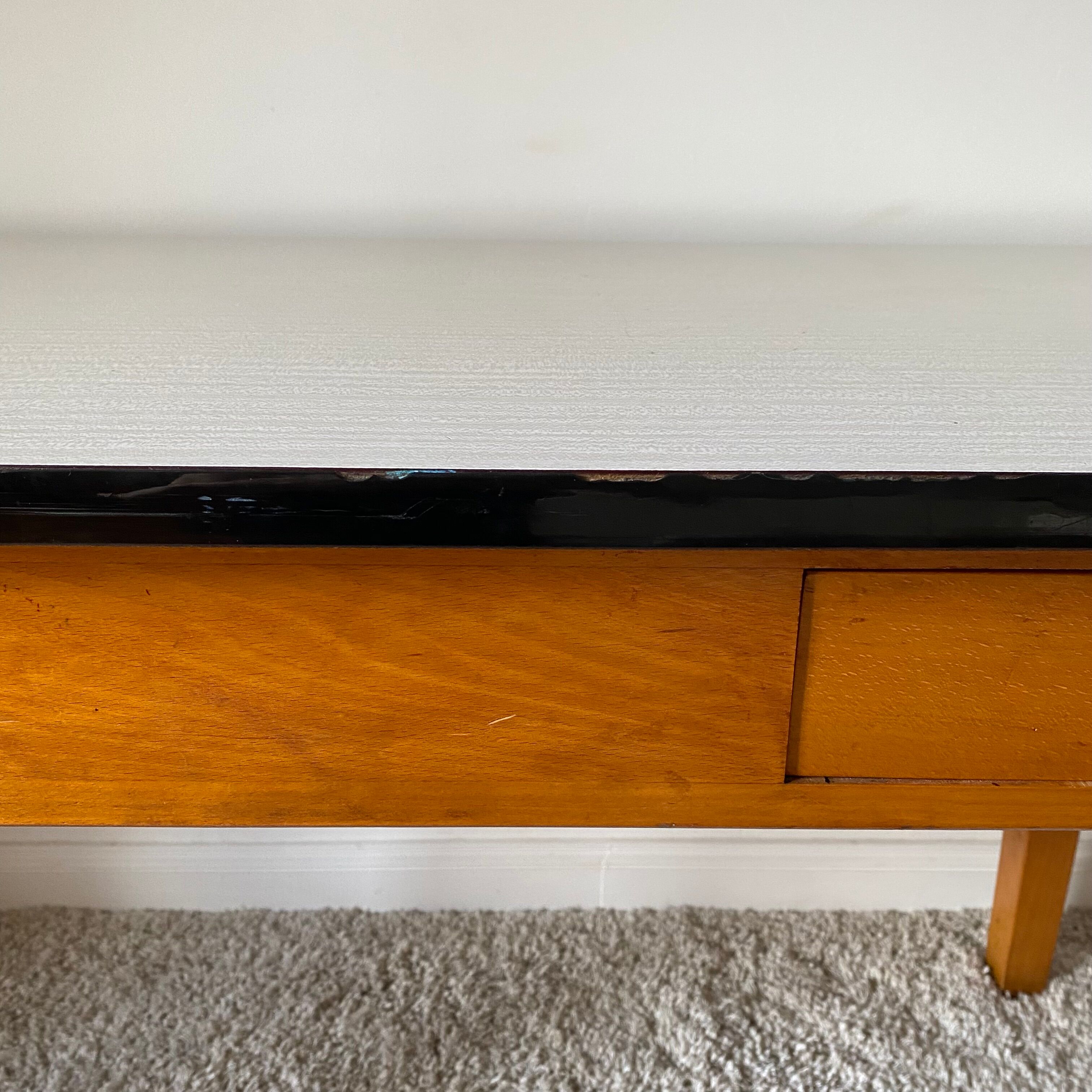 Vintage kitchen table on formica