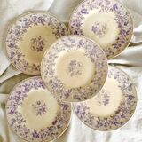 Clairefontaine dessert plates