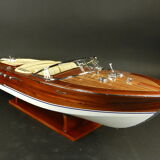Model boat wood Riva Aquarama 55 cm