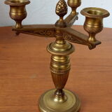 Brass chandelier