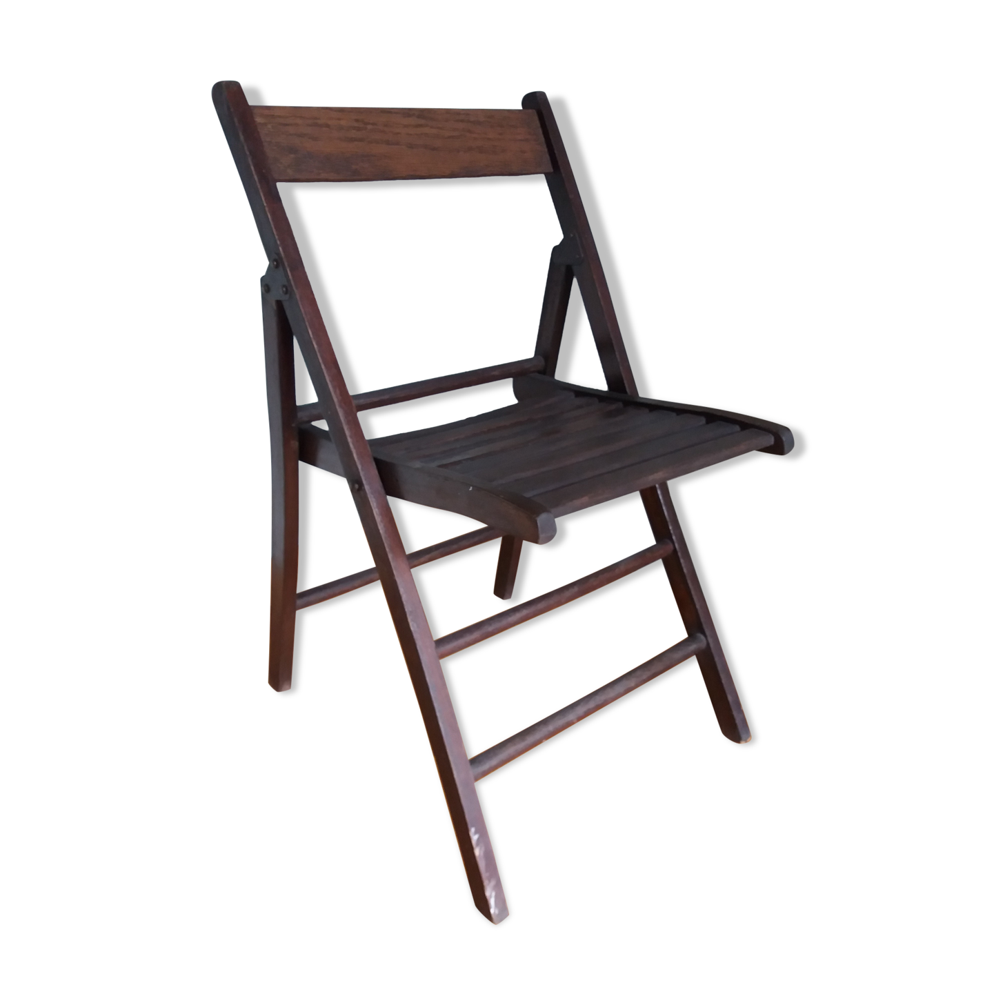 Chaise pliante en bois