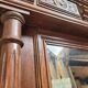 Large bevelled trumeau mirror
