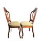 Paire de chaises en acajou époque Napoléon III fin XIXème