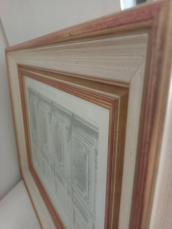 Dessin d'architecture au crayon des boiseries Chapelle Cathédrale de Rouen