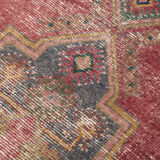 4x9 traditional hand-made vintage rug 284x134cm