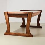 Anthroposophic Dining Table in Tigerwood 1930s/40s