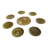 Gien earthenware cheese or dessert service