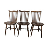 Set de 3 chaises bistrot Baumann tacoma hêtre moyen