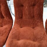 Suite of 6 chairs of italian vintage design year 1970