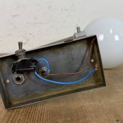 Vintage Art Deco Wall Light with Opal Glass, 1930s