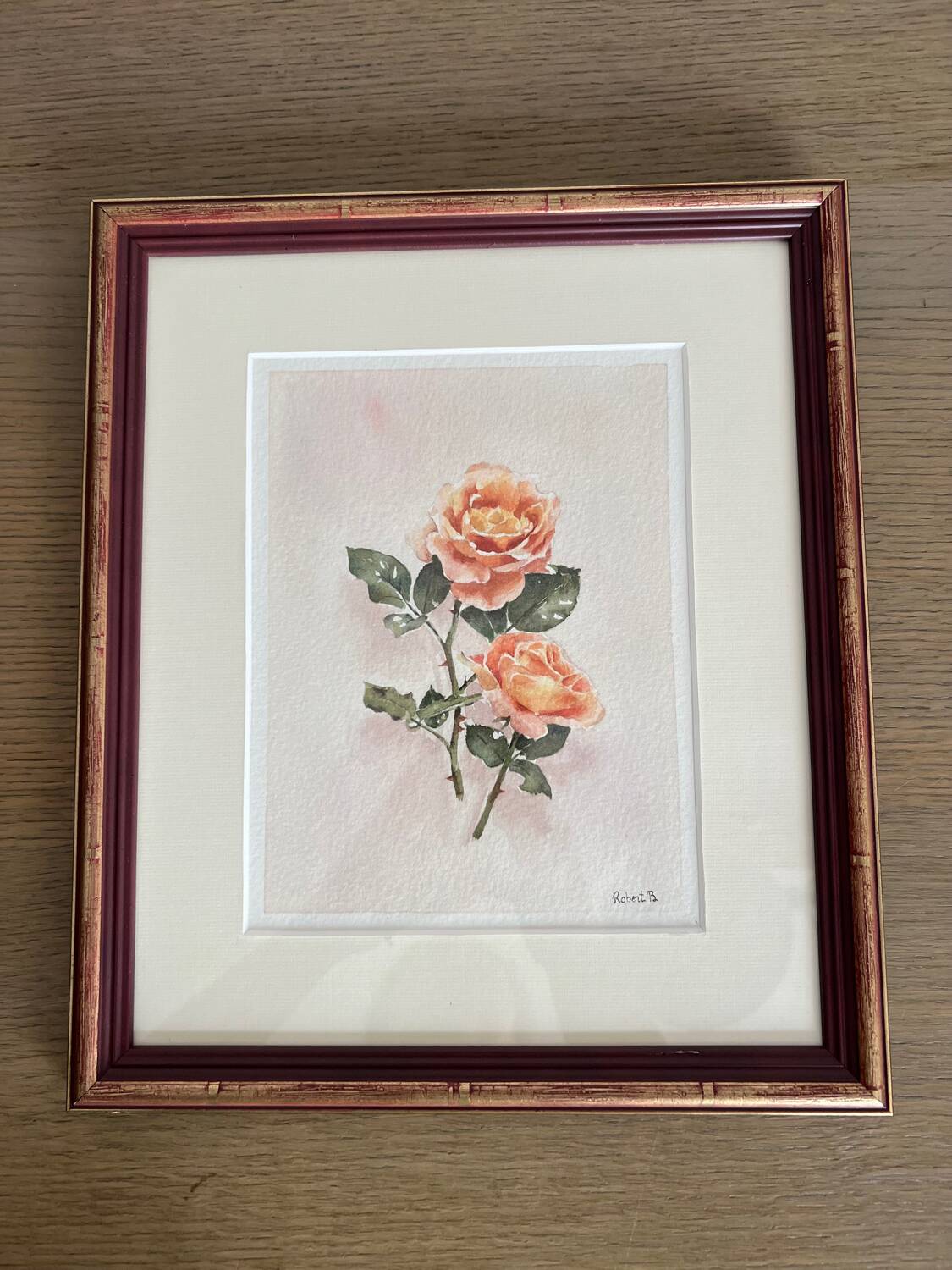 Rose painting