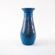 Vase en céramique bleue, design danois, années 1970, fabriqué au Danemark