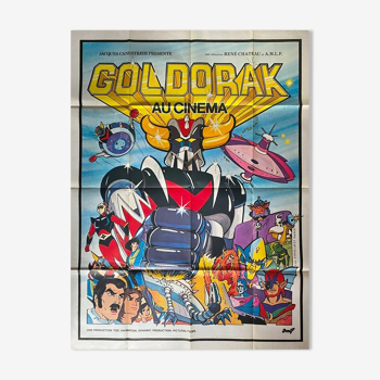 Original poster of 1979 Goldorak in cinema 120x160 cm manga