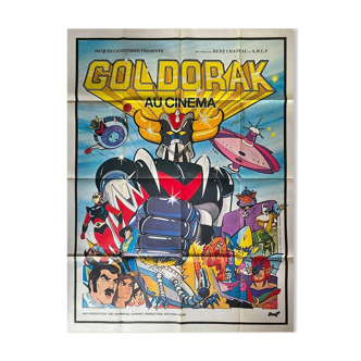 Affiche originale de 1979 Goldorak au cinéma 120x160 cm manga