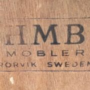 Vintage Swedish teak coffee table from the mid-century by HMB Möbler.