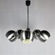 2 Vintage metal ball ceiling lamps 1960